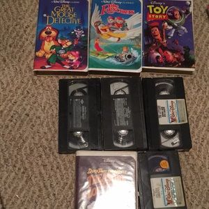 Vintage Disney eight VHS cassettes